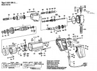 Bosch 0 601 174 005  Percussion Drill 110 V / Eu Spare Parts